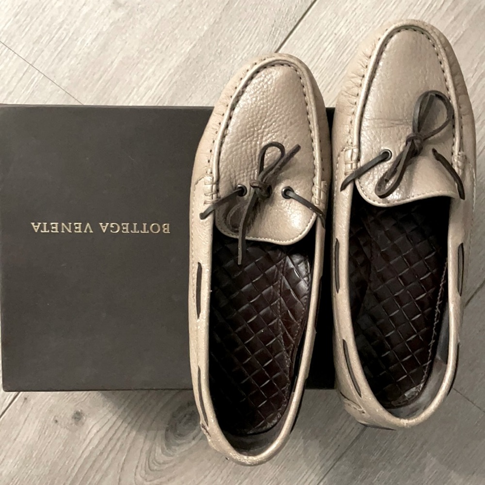 Bottega Veneta weave leather moccasins size 36